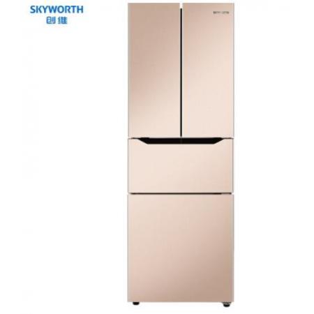 創(chuàng)維（Skyworth）268升 法式多門冰箱 四門電冰箱 風(fēng)冷無霜 靜音節(jié)能時尚 BCD-268WY普利金