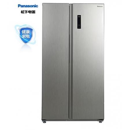 松下（Panasonic）570升大容量對開門冰箱 0.1度調(diào)節(jié) 銀離子抗菌裝置 一鍵速凍 NR-EW57S1-S