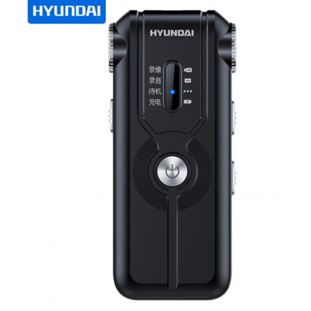 現(xiàn)代（HYUNDAI）HY-K708 錄音攝像筆 黑色32G 微型專業(yè) 高清遠(yuǎn)距 智能降噪 會(huì)議培訓(xùn)采訪無線攝像 
