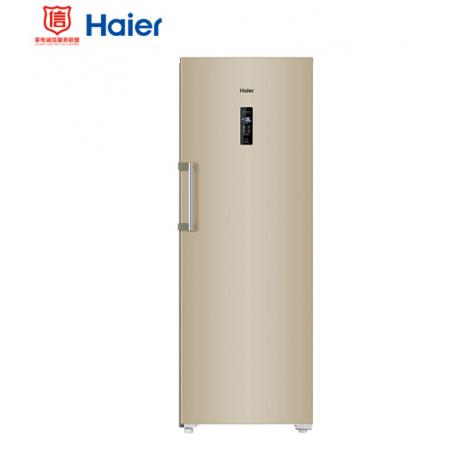 海爾（Haier）228升立式風冷無霜全溫區(qū)防串味冷藏小冰箱 炫金外觀智能電腦溫控冷柜冰柜 BD-228WL