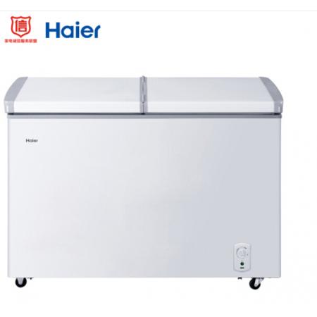 海爾（Haier） 273升冷柜 蝶形門(mén) 側(cè)掀門(mén) 單箱變溫冰柜  臥式冰箱 BC/BD-273SEA