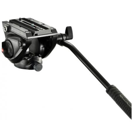 曼富圖（Manfrotto）云臺(tái) MVH500AH 液壓阻尼 701HDV升級(jí)款 攝影攝像兩用云臺(tái) 承重5kg 