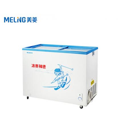 美菱（MELING）229升商用 冰柜 玻璃推拉門單溫一室冷藏冷凍轉(zhuǎn)換變溫臥式冷柜SC/SD-229GT