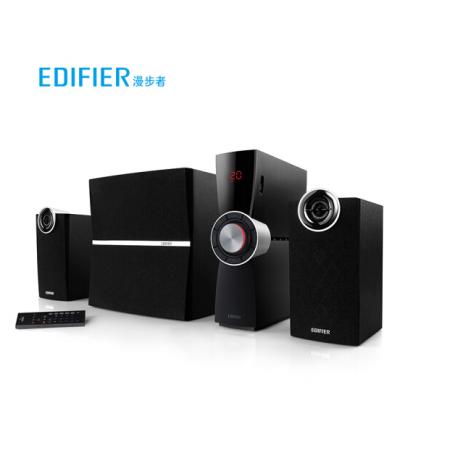 漫步者（EDIFIER）C2XB 外置功放 2.1多媒體藍(lán)牙音箱 音響 電腦音箱 黑色 
