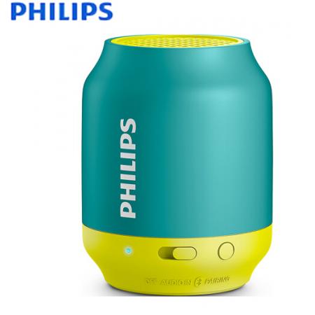 飛利浦(PHILIPS)BT25A 迷你無線藍(lán)牙小音箱 戶外便攜音箱 車載音響電腦音響 藍(lán)色