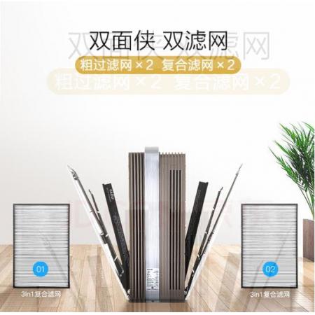 亞都（YADU）空氣凈化器 辦公室家用凈化器 除甲醛細(xì)菌霧霾過敏源流感病毒 KJ600G-S5Pro