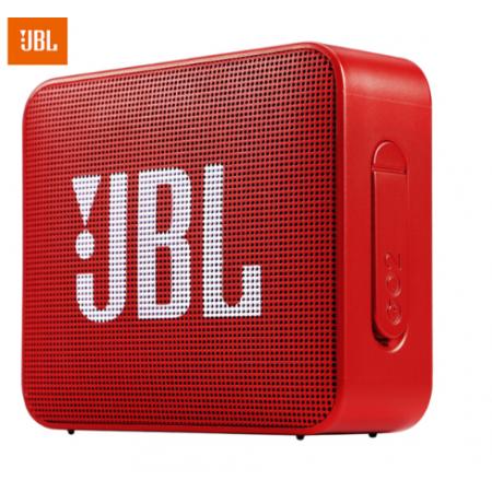JBL GO2 音樂金磚二代 便攜式藍牙音箱 低音炮 戶外音箱 迷你小音響 可免提通話 防水設(shè)計 寶石紅