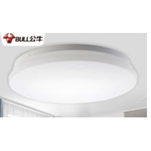 公牛led吸頂燈家用燈具陽(yáng)臺(tái)廚房臥室簡(jiǎn)約現(xiàn)代圓形餐廳客廳燈超薄12W18W24W三段調(diào)光LED吸頂燈 全白18W 33*7.5 5700k適5-10平