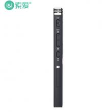 索愛（soaiy）錄音筆 R5 32G 可擴(kuò)容 高清降噪 音頻線轉(zhuǎn)錄 一鍵錄音 語音轉(zhuǎn)文字 采訪會(huì)議培訓(xùn)適用  啞灰