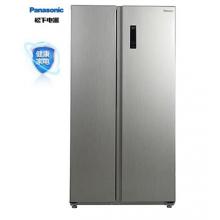 松下（Panasonic）570升大容量對開門冰箱 0.1度調(diào)節(jié) 銀離子抗菌裝置 一鍵速凍 NR-EW57S1-S