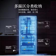 松下（Panasonic）498升多門(mén)冰箱 深絲銀 全開(kāi)抽屜 抗菌除異味 變頻風(fēng)冷無(wú)霜 新鮮凍結(jié) NR-E531TG-S