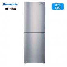 松下(Panasonic)NR-EB24WSP-S 240升兩門(mén)風(fēng)冷無(wú)霜超薄冰箱 AG銀離子節(jié)能靜音