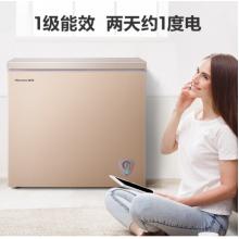 海信 (Hisense) 203升 一級能效家商用冰柜 冷藏冷凍轉(zhuǎn)換冷柜 節(jié)能靜音單門冰箱金色BD/BC-203NUD