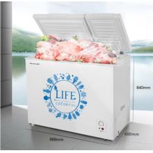 海信(Hisense) 206升一級(jí)能效雙溫冰柜 冷凍冷藏保鮮 節(jié)能商用冷柜 臥式雙開(kāi)門(mén)冰箱 BCD-206NU/A