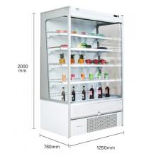 美菱（MELING）1.25米商用立式冷藏冰柜 噴霧點菜冷柜MLCF-1.3Y76HR