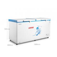 美菱（MELING）738升單溫臥式一室冷凍冷藏轉(zhuǎn)換冷柜 商用冰柜 低溫雪柜BC/BD-738DTX