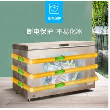 美菱(MELING) 426升 一級(jí)能效 商用單溫電控大容量冰柜 冷藏冷凍轉(zhuǎn)換 臥式大冷凍柜  BC/BD-426DTE