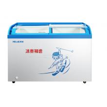 美菱（MELING）358升單溫冰柜 商用臥式 圓弧冷柜 一室冷凍冷藏雪柜 SC/SD-358GYT