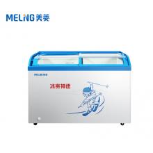 美菱（MELING）258升臥式冷柜  圓弧玻璃門(mén)商用一室 SC/SD-258GYT