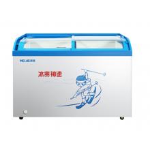 美菱（MELING）258升臥式冷柜  圓弧玻璃門商用一室 SC/SD-258GYT