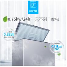 美菱(MELING)256升 冷藏冷凍單溫轉(zhuǎn)換冷柜 大容量臥式變溫 BC/BD-256DT