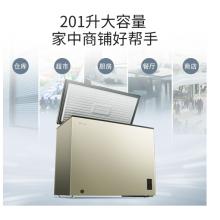 美菱(MELING)201升 一級(jí)能效冷藏冷凍轉(zhuǎn)換冰柜 節(jié)能靜音 單溫臥式  頂開(kāi)門(mén) BC/BD-201DT