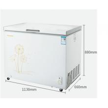 美菱(MELING)300升 冰柜 冷藏冷凍單溫轉(zhuǎn)換冷柜 一級(jí)能效 大冷凍臥式變溫 BC/BD-300DT