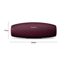 飛利浦(PHILIPS)BT7900P 音樂(lè)大號(hào)角 便攜藍(lán)牙音箱 桌面音響 戶(hù)外防水迷你音箱 低音炮 免提通話 紅色 