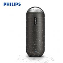 飛利浦(PHILIPS)BT6000 便攜式無(wú)線(xiàn)藍(lán)牙音箱 運(yùn)動(dòng)戶(hù)外防水音響 免提通話(huà)/NFC功能 黑色