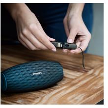 飛利浦(PHILIPS)BT6900A 音防水藍(lán)牙音箱 戶外便攜迷你音響  藍(lán)色