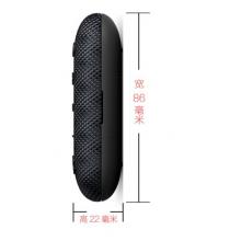 飛利浦 防水藍(lán)牙音箱 音樂手包纖薄便攜迷你戶外小音響 手機(jī)/電腦 免提通話BT3900B黑