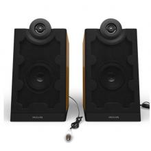 飛利浦 PHILIPS SPA5270W 無線藍(lán)牙電腦音響臺(tái)式手機(jī)筆記本家用2.0重低音炮木質(zhì)hifi多媒廳