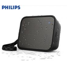 飛利浦(PHILIPS)BT110B 音樂(lè)魔盒 藍(lán)牙音箱 防水便攜迷你音響 手機(jī)/電腦外響 低音炮 戶(hù)外運(yùn)動(dòng) 免提通話(huà) 黑色