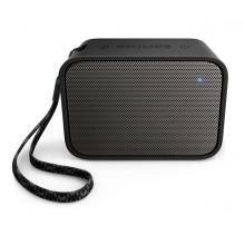 飛利浦(PHILIPS)BT110B 音樂(lè)魔盒 藍(lán)牙音箱 防水便攜迷你音響 手機(jī)/電腦外響 低音炮 戶外運(yùn)動(dòng) 免提通話 黑色