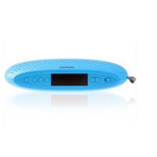 飛利浦(PHILIPS)SBM130BLU U盤插卡音箱 便攜時(shí)尚迷你音響 雙喇叭立體聲 FM收音機(jī) 功能音響 藍(lán)色