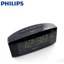 飛利浦（PHILIPS） AJ3400 時(shí)鐘收音機(jī) FM 大顯示屏 雙重鬧鐘 重復(fù)鬧鈴 定時(shí)關(guān)機(jī) 黑色
