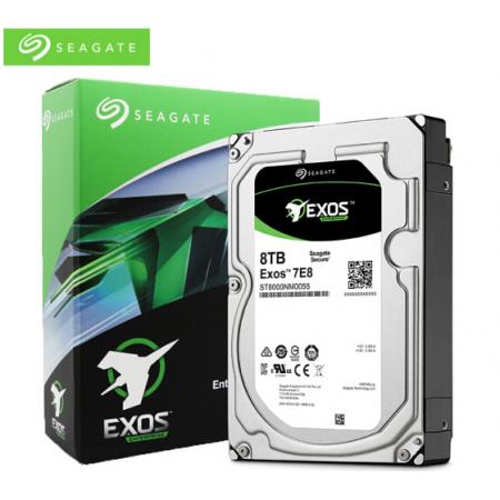 希捷(Seagate)8TB 256MB 7200RPM 企業(yè)級(jí)硬盤 SATA接口 希捷銀河Exos 7E8系列(ST8000NM0055)