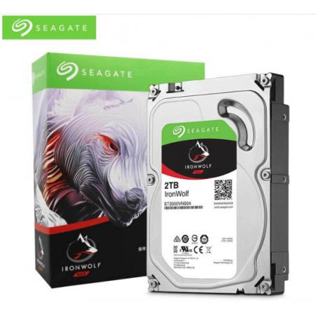 希捷(Seagate) NAS硬盤 2TB 64MB 5900轉(zhuǎn) PMR CMR垂直磁記錄 網(wǎng)絡存儲 SATA 希捷酷狼IronWolf ST2000VN004