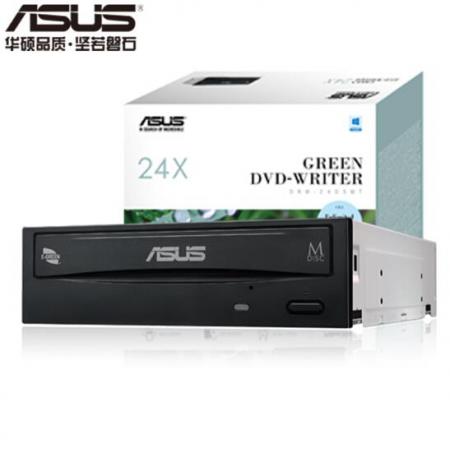 華碩(ASUS) 24倍速 SATA接口 內(nèi)置DVD刻錄機 臺式機光驅(qū) 黑色(DRW-24D5MT)