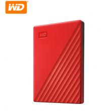 西部數(shù)據(jù)(WD)5TB USB3.0移動硬盤My Passport隨行版 2.5英寸 紅色(密碼保護(hù) 自動備份)WDBPKJ0050BRD