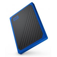 西部數(shù)據(jù)(WD)1TB USB3.0 移動硬盤 固態(tài)(PSSD)My Passport Go鈷藍(lán)色(堅固耐用 小巧便攜)WDBMCG0010BBT