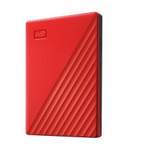  西部數(shù)據(jù)(WD)5TB USB3.0移動硬盤My Passport隨行版 2.5英寸 紅色(密碼保護 自動備份)WDBPKJ0050BRD