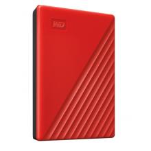  西部數(shù)據(jù)(WD)5TB USB3.0移動硬盤My Passport隨行版 2.5英寸 紅色(密碼保護 自動備份)WDBPKJ0050BRD