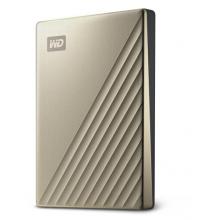 西部數(shù)據(jù)(WD)4TB Type-C移動硬盤My Passport Ultra2.5英寸 金色(密碼保護 自動備份)WDBFTM0040BGD