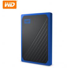 西部數(shù)據(jù)(WD)500GB USB3.0移動硬盤 固態(tài)(PSSD)My Passport Go鈷藍色(堅固耐用 小巧便攜)WDBMCG5000ABT