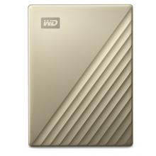西部數(shù)據(jù)(WD)2TB Type-C移動硬盤My Passport Ultra2.5英寸 金色(硬件加密 自動備份)WDBC3C0020BGD