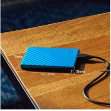  西部數(shù)據(jù)(WD)2TB USB3.0移動(dòng)硬盤My Passport隨行版 2.5英寸 藍(lán)色
