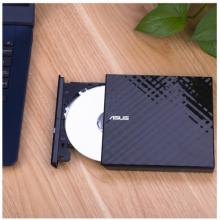 華碩(ASUS) 8倍速 USB2.0 外置DVD刻錄機(jī) 移動(dòng)光驅(qū) 黑色(兼容蘋果系統(tǒng)/SDRW-08D2S-U)