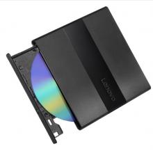 聯(lián)想（Lenovo）8倍速 USB2.0 外置光驅(qū) DVD刻錄機(jī) 移動(dòng)光驅(qū) 黑色(兼容Win7/8/10/XP/蘋果MAC雙系統(tǒng)/DB75-Plus