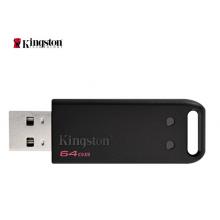 金士頓（Kingston）64GB USB2.0 U盤(pán) DT20 黑色 極簡(jiǎn)設(shè)計(jì)
